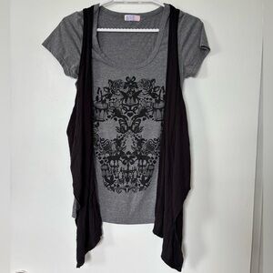 🎉4/30$🎉 Ardene Graphic Top - Size Small